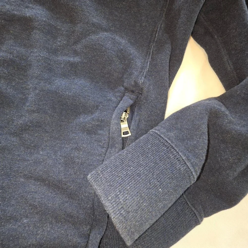 Polo by Ralph Lauren Quarter Zip Pullover Sweatshirt Athleisure Sport Sz L Prep